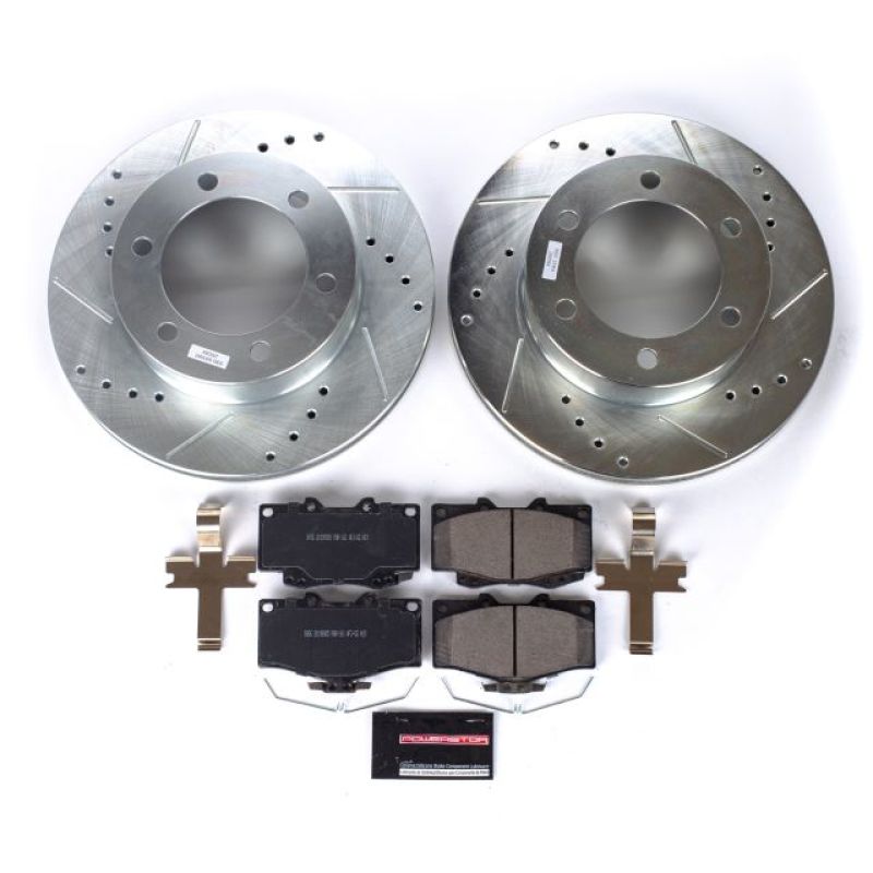 Power Stop 95-02 Toyota 4Runner Front Z23 Evolution Sport Brake Kit - eliteracefab.com