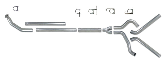 Diamond Eye KIT 4in TB MFLR RPLCMENT PIPE DUAL SS: 94-02 DODGE CUMMINS 5.9L Diamond Eye Performance