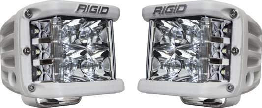 Rigid Industries D-SS - Spot - Set of 2 - White Housing - eliteracefab.com