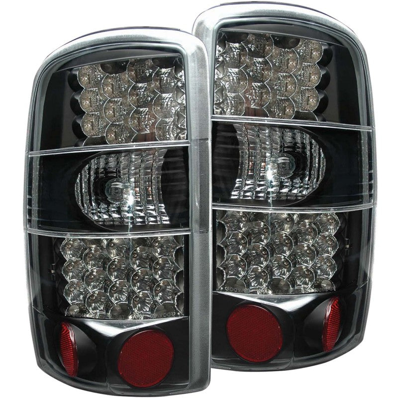 ANZO USA Chevrolet Suburban Led Taillights Black; 2000-2006 - eliteracefab.com