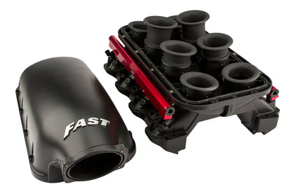 FAST LSX Manifold 103MM GenIII LS Rect Port - Black - eliteracefab.com