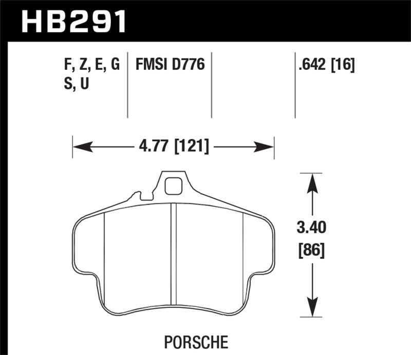 Hawk Performance HT-10 Rear Brake Pads - HB291S.642