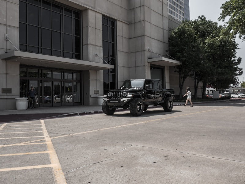 Road Armor 18-20 Jeep Wrangler JL SPARTAN Bolt-On Front Bumper Skid Plate Guard - Tex Blk Road Armor