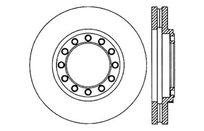 StopTech Slotted & Drilled Sport Brake Rotor Stoptech