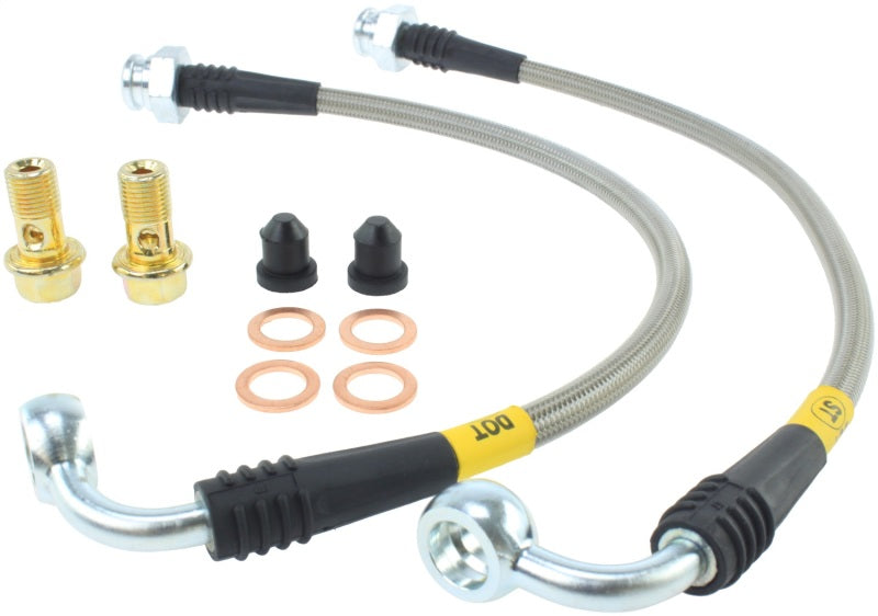 STOPTECH 03-07 350Z/G35 STAINLESS STEEL REAR BBK BRAKE LINES, 950.42503 - eliteracefab.com