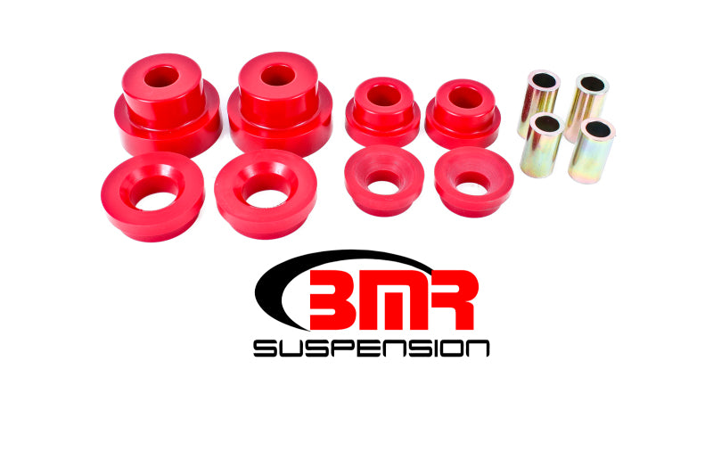 BMR REAR CRADLE POLY BUSHING KIT FULL BUSHING PRO VERSION - RED (10-15 CAMARO) - eliteracefab.com