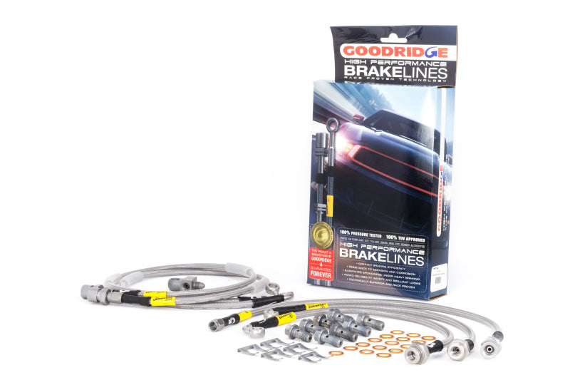 Goodridge 99-03 Chevy Silverado 2WD 2DR Ext Cab w/ 2W Steering Brake Lines - eliteracefab.com