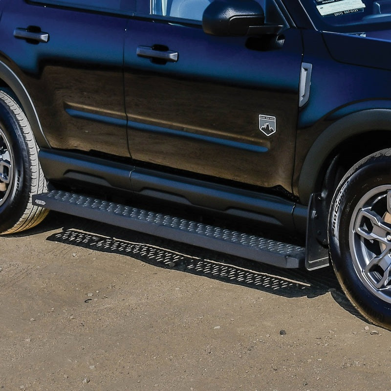 Westin Grate Steps Running Boards 68 in - Textured Black - eliteracefab.com