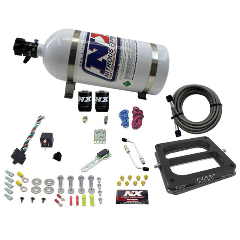 Nitrous Express Dom/Alcohol Nitrous Kit (100-500HP) w/10lb Bottle