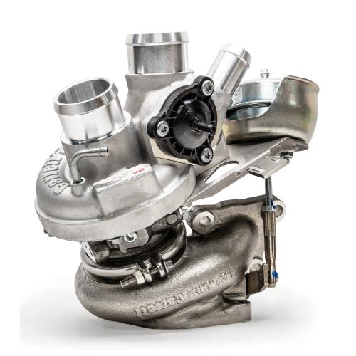 Turbo, Upgrade, Left Side, Garrett PowerMax, 2011/12 Ford 3.5L Ecoboost F150, P/N 881027-5001S - eliteracefab.com