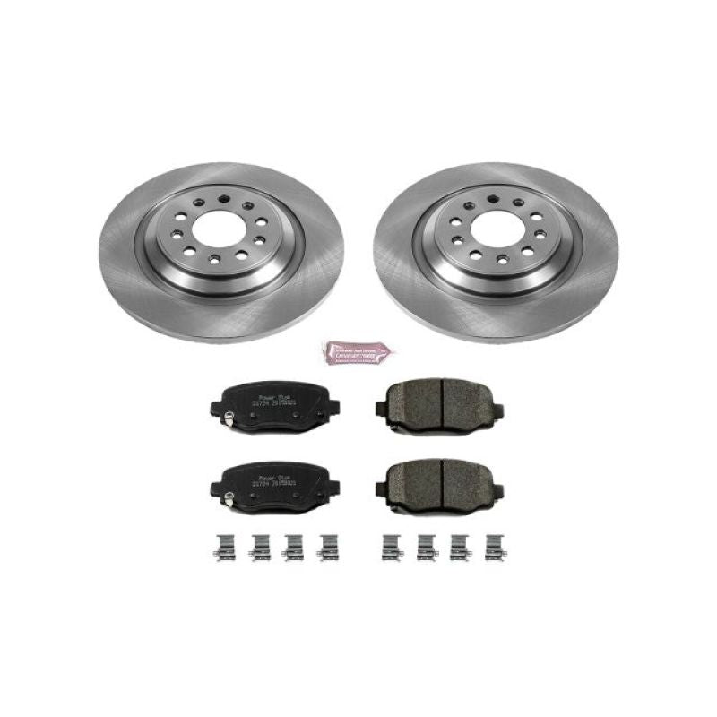 Power Stop 14-19 Jeep Cherokee Rear Autospecialty Brake Kit PowerStop