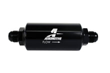 Load image into Gallery viewer, Aeromotive In-Line Filter - (AN -10 Male) 10 Micron Fabric Element Bright Dip Black Finish