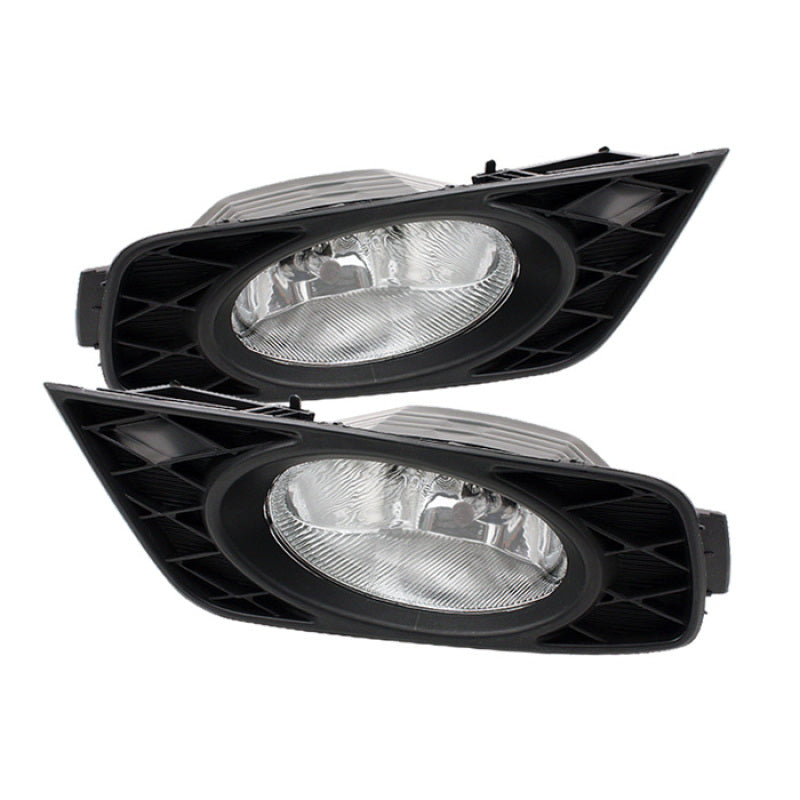 Spyder Honda Odyssey 08-10 OEM Fog Lights W/Switch Clear FL-CL-HODY08-C - eliteracefab.com