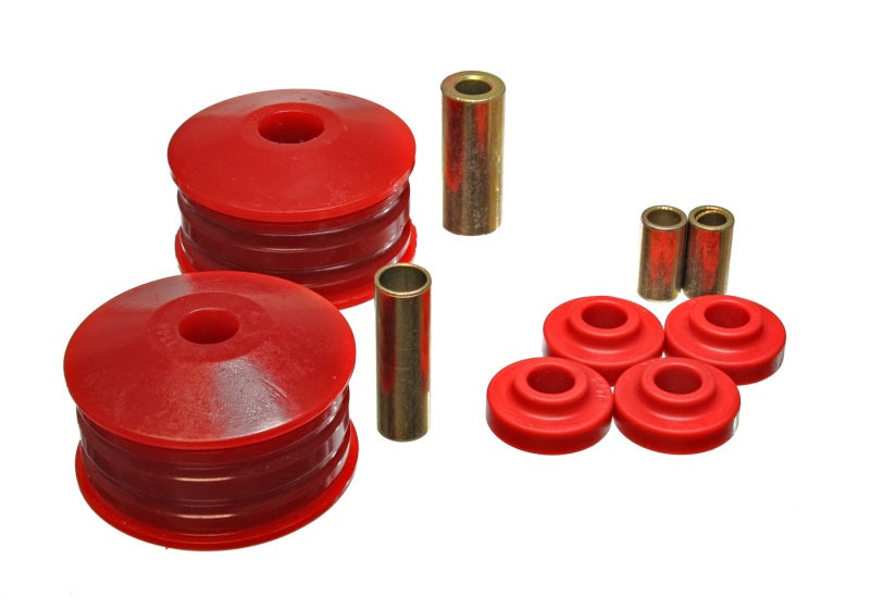 Energy Suspension 06-07 Mitsubishi Eclipse FWD Red Motor Mount Replacement Bushings for V6 (2 tourqu - eliteracefab.com