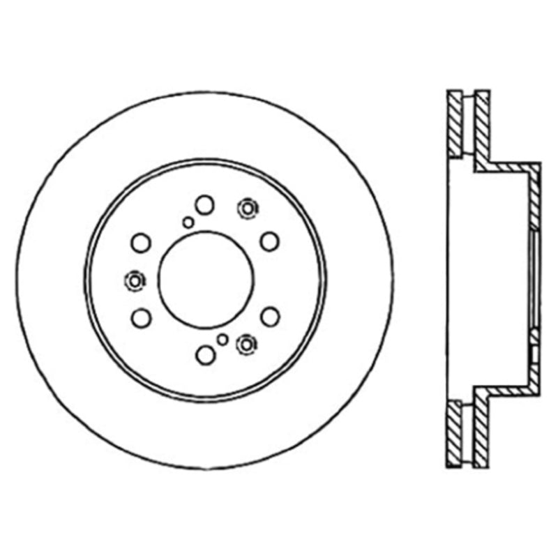 StopTech 05-10 GMC Sierra 1500 (w Rear Drum) / 07-09 GMC Yukon Front CRYO-STOP Rotor Stoptech