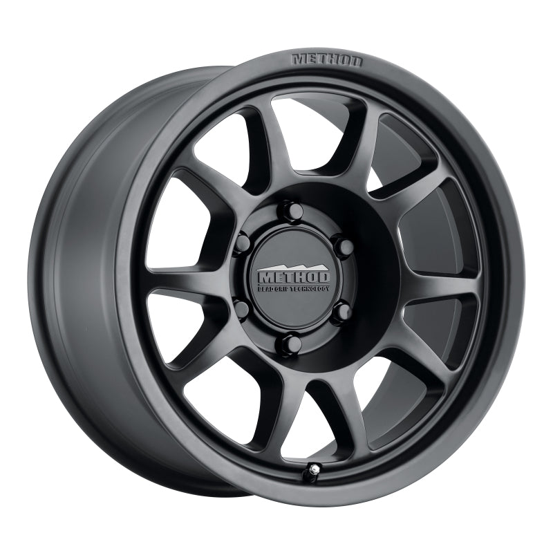 Method MR702 17x8.5 0mm Offset 6x5.5 106.25mm CB Matte Black Wheel - eliteracefab.com