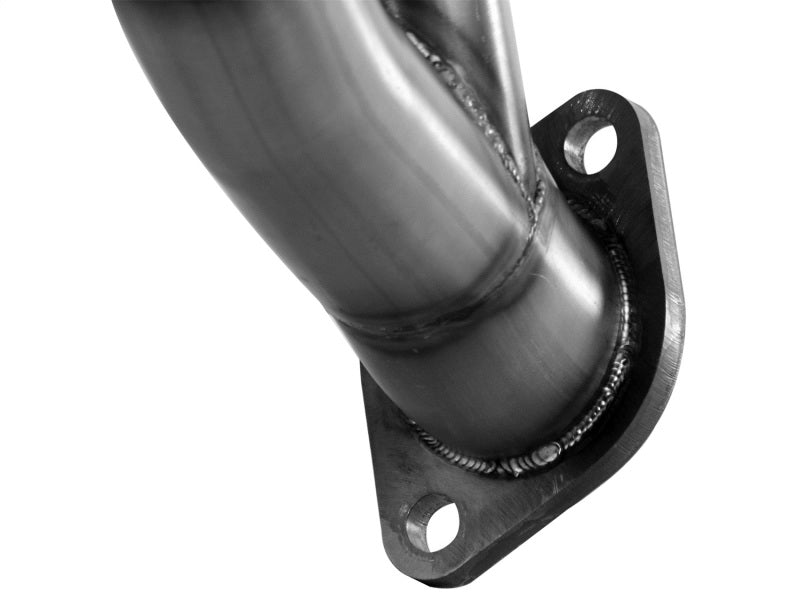 aFe Twisted Steel Header SS-409 HDR Jeep Wrangler YJ 91-99 I6-4.0L - eliteracefab.com