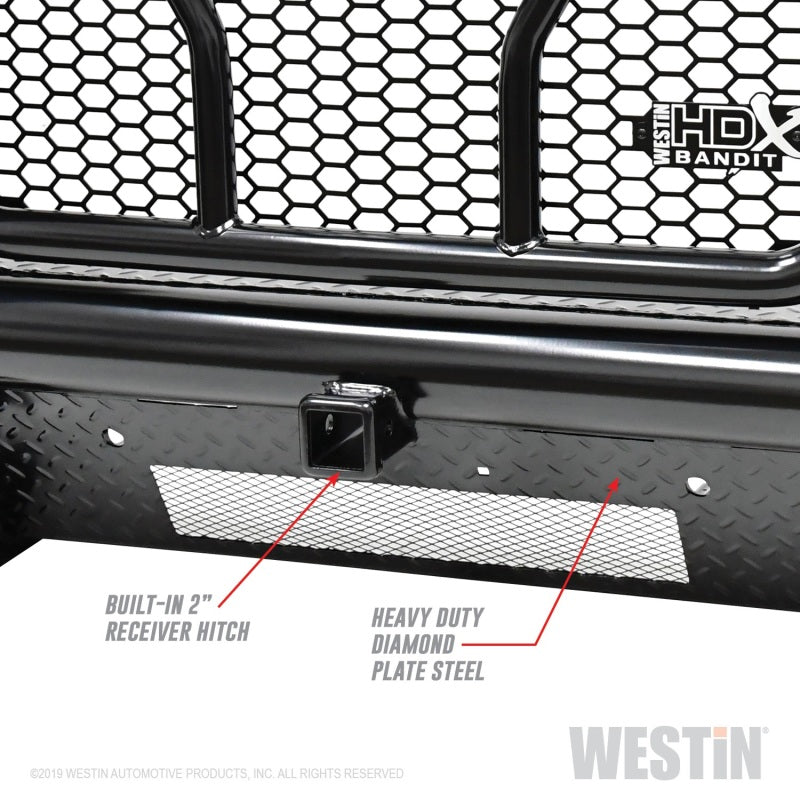 Westin 10-18 RAM 2500/3500 HDX Bandit Front Bumper - Black