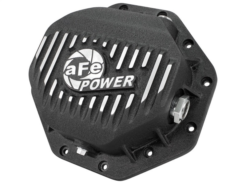 AFE Rear Differential Cover (Black Machined; Pro Series); Dodge/RAM 94-14 Corporate 9.25 (12-Bolt) - eliteracefab.com