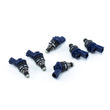 DeatschWerks 96-99 Nissan I30 VQ30 / RB25DET / Maxima VQ30de / 300zx 950cc Side Feed Injectors - eliteracefab.com