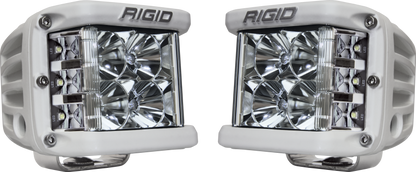 Rigid Industries D-SS - Flood - Set of 2 - White Housing - eliteracefab.com