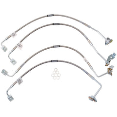 Russell Performance 07-08 Jeep Wrangler JK with 4in Lift Brake Line Kit