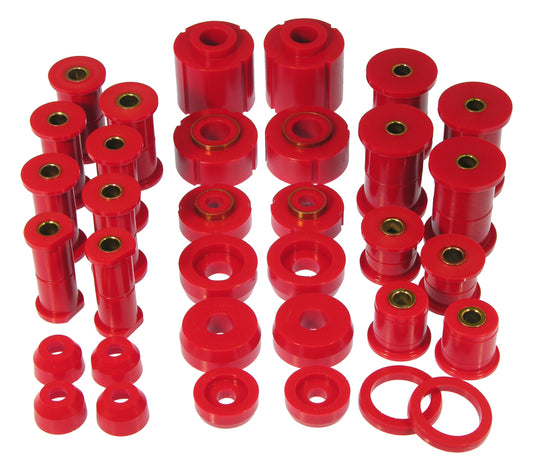 Prothane Total Vehicle Suspension Bushing Kit for 1980–1998 Ford Full-Size Truck 4WD F250, Red – 6-2027