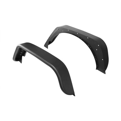 Westin/Snyper 07-17 Jeep Wrangler Tube Fenders - Rear - Textured Black - eliteracefab.com