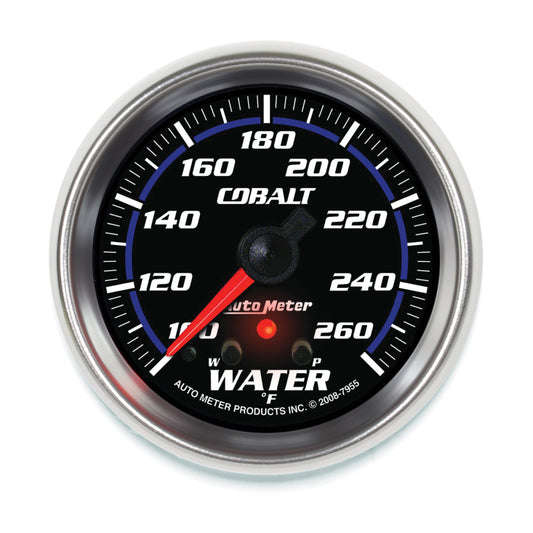 Autometer Cobalt 66.7mm 100-260 Degree F DSM Water Temperature Gauge 7955