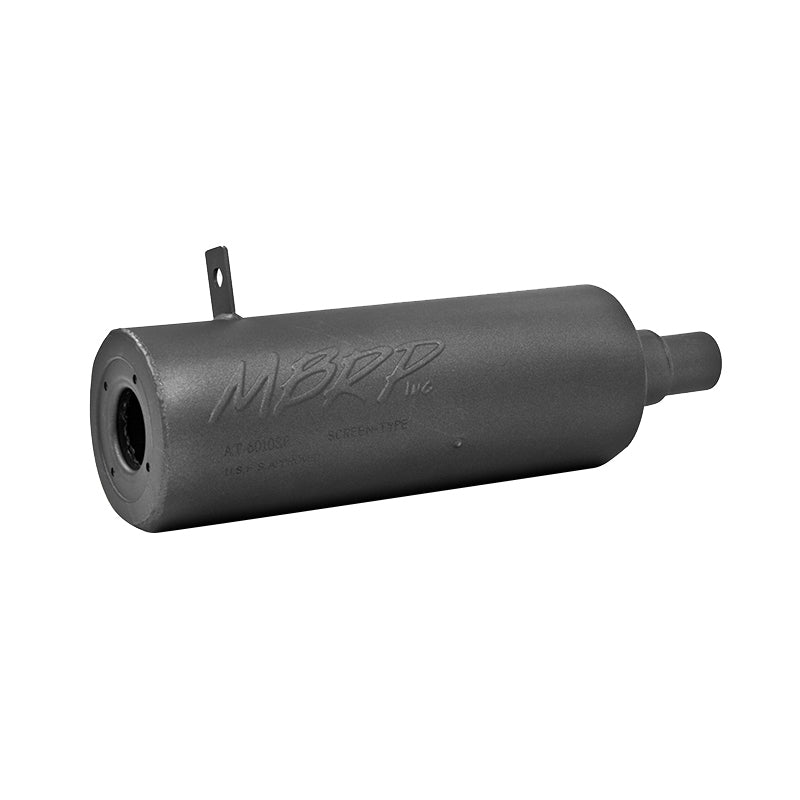 MBRP 2002 Arctic Cat 375/400/500 Slip-On Combo Exhaust w/Utility Muffler - Black - eliteracefab.com