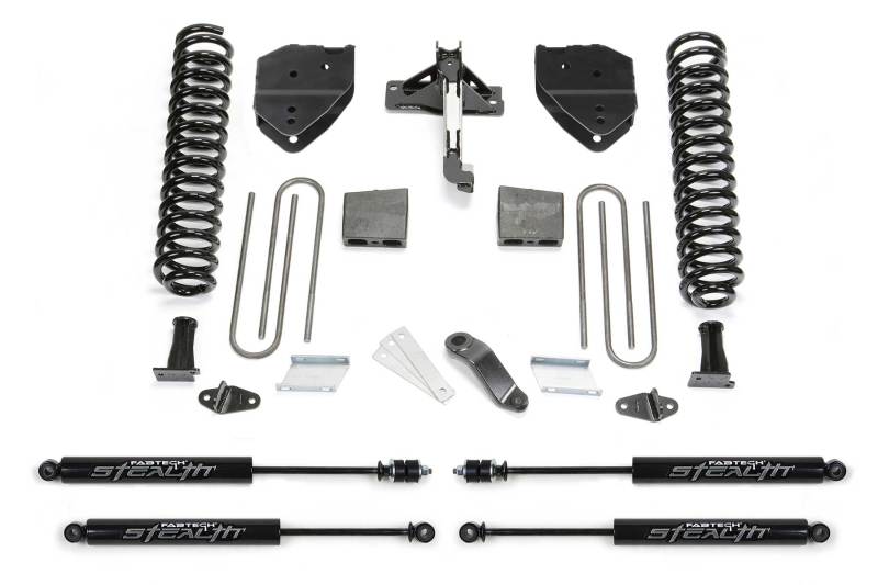 Fabtech 17-21 Ford F250/F350 4WD Diesel 6in Basic Sys w/Stealth - eliteracefab.com