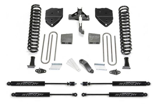 Fabtech 17-21 Ford F250/F350 4WD Gas 6in Basic Sys w/Stealth - eliteracefab.com