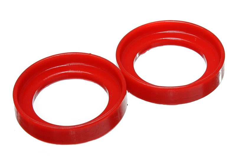 Energy Suspension 96-00 Honda Civic/CRX / 99-00 Honda Civic Si Red Front Coil Spring Isolator Set