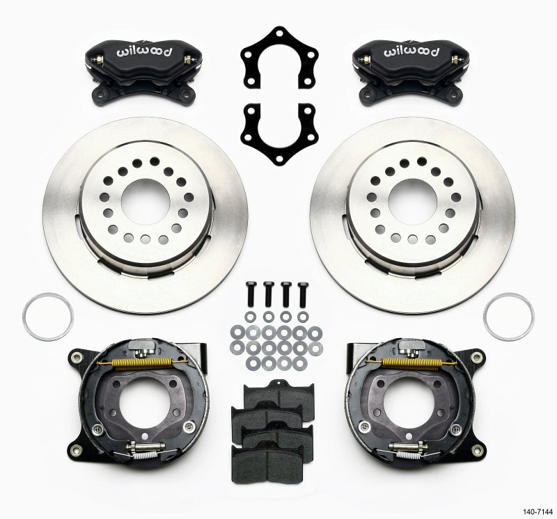 Wilwood Forged Dynalite P/S Park Brake Kit Mopar/Dana 2.36in Off w/Snap Ring Brng Wilwood