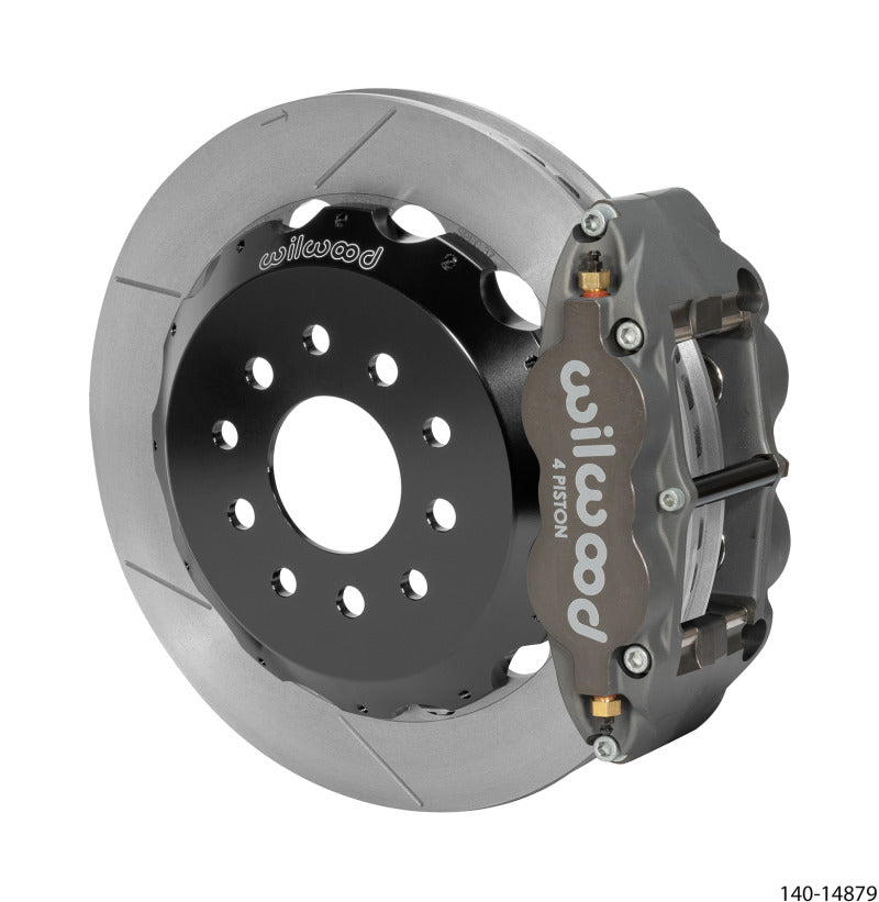 Wilwood Narrow Superlite 4R Rear Kit 12.88in Slotted Rotor Anodized 88-96 Chevy Corvette C4 Wilwood