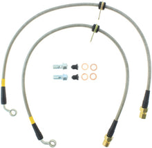 Load image into Gallery viewer, StopTech 10+ Camaro LS/LT V6 Stainless Steel Rear Brake Lines - eliteracefab.com