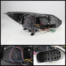 Load image into Gallery viewer, Spyder Ford Focus 12-14 Projector Headlights Halogen Model Only - DRL Black PRO-YD-FF12-DRL-BK - eliteracefab.com