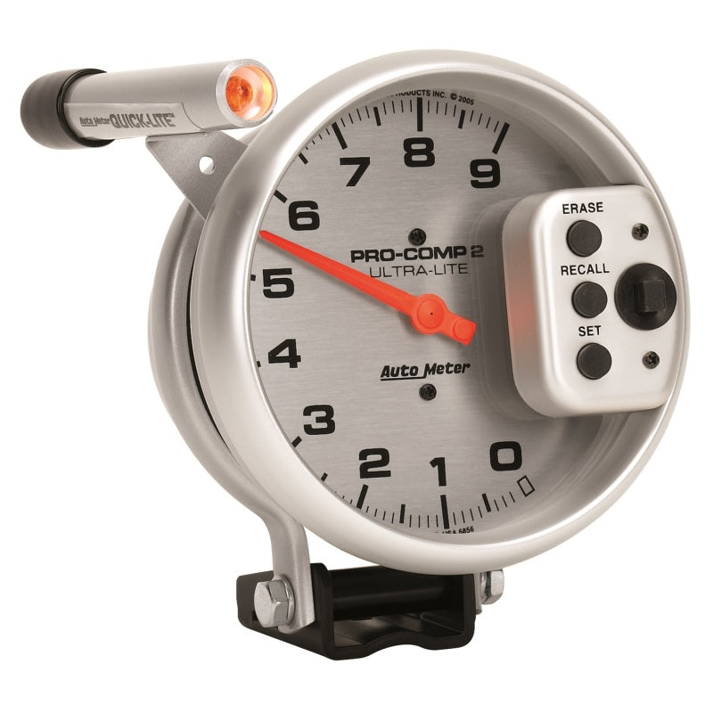 Autometer Ultra-Lite 5 inch 9000 RPM Single Range w/ Shift-Lite and Memory Tachometer 6856