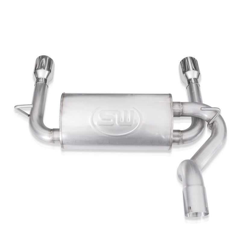 Stainless Works 2018+ Jeep Wrangler JL 304SS Factory Connect 2.5in Axle Back Exhaust System Stainless Works