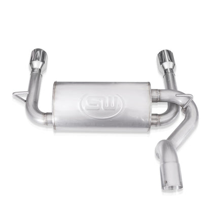 Stainless Works 2018+ Jeep Wrangler JL 304SS Factory Connect 2.5in Axle Back Exhaust System Stainless Works