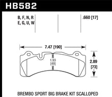 Load image into Gallery viewer, Hawk Performance Blue 9012 Brake Pads - HB582E.660