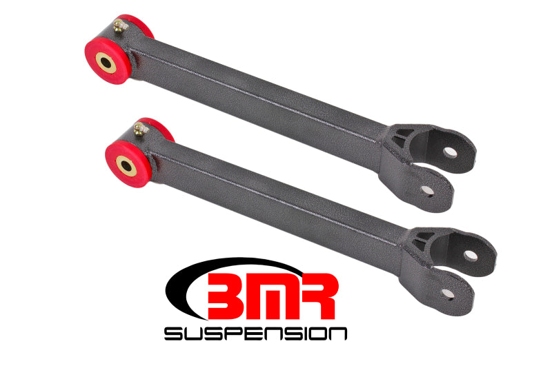 BMR LOWER TRAILING ARMS NON-ADJUSTABLE POLY BLACK (2016+ CAMARO) - eliteracefab.com