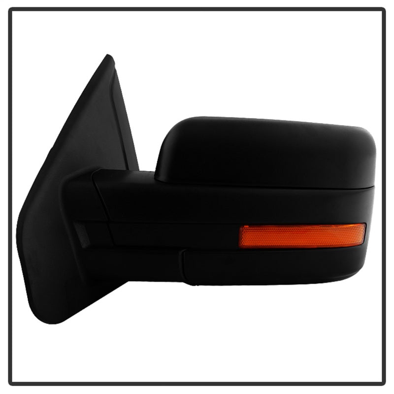 Xtune Ford F150 07-14 Power Heated Amber LED Signal OE Mirror Right MIR-03349EH-P-R - eliteracefab.com