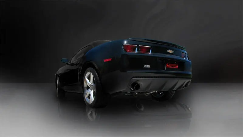 Corsa 10-14 Chevrolet Camaro Coupe SS 6.2L V8 Auto Black Sport Cat-Back + XO Exhaust - eliteracefab.com