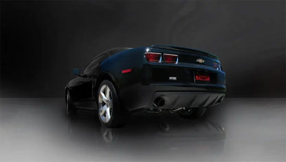 Corsa 10-14 Chevrolet Camaro Coupe SS 6.2L V8 Auto Black Sport Cat-Back + XO Exhaust - eliteracefab.com