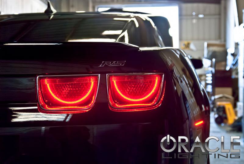 Oracle 10-13 Chevrolet Camaro LED Afterburner Tail Light Halo Kit - Red - eliteracefab.com