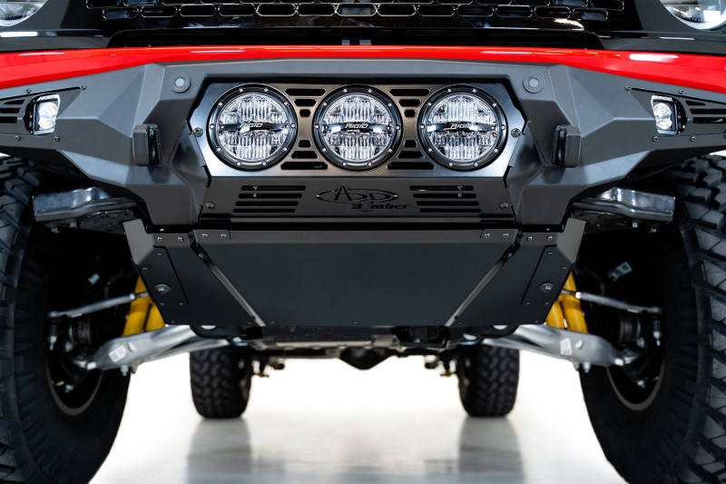 Addictive Desert Designs 21-22 Ford Bronco Bomber Skid Plate (Use w/ Bomber Front Bumper) - eliteracefab.com