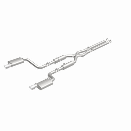 MagnaFlow 11-12 Dodge Charger SRT-8 Hemi Dual Split Rear Exit Stainless Cat-Back Performance Exhaust Magnaflow