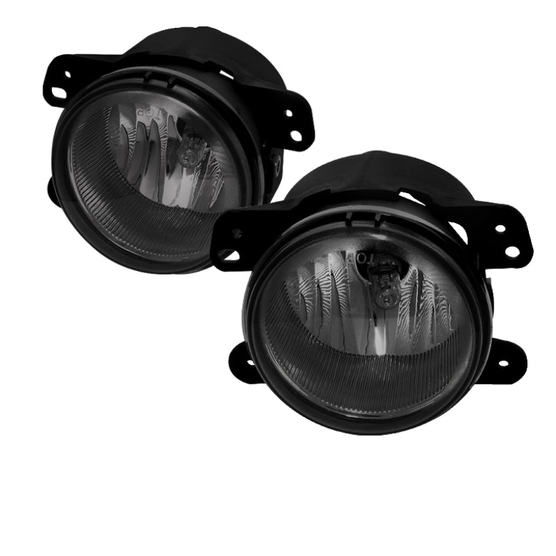 Spyder Dodge Magnum 05-08/Journey 09-10 Jeep Wrangler 07-09 OEM Fog Lights W/Switch Smoke FL-DM05-SM - eliteracefab.com