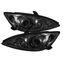 Load image into Gallery viewer, Spyder Toyota Camry 02-06 Projector Headlights LED Halo LED Smoke High H1 Low H1 PRO-YD-TCAM02-HL-SM - eliteracefab.com